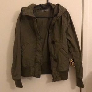 Uniqlo dark green jacket